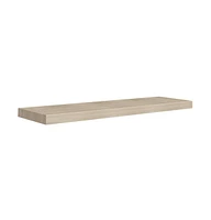 vidaXL Floating Wall Shelf Oak 35.4"x9.3"x1.5" Mdf