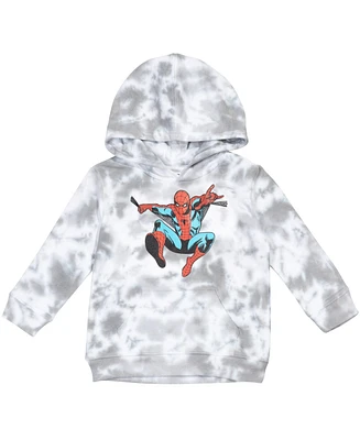 Marvel Toddler Boys Avengers Spider-Man Hulk Fleece Pullover Hoodie to