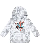 Marvel Toddler Boys Avengers Spider-Man Hulk Fleece Pullover Hoodie to