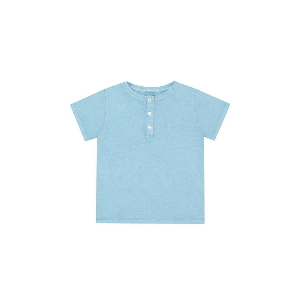 Vild House of Little Toddler Ss Organic Cotton Henley T-Shirt 