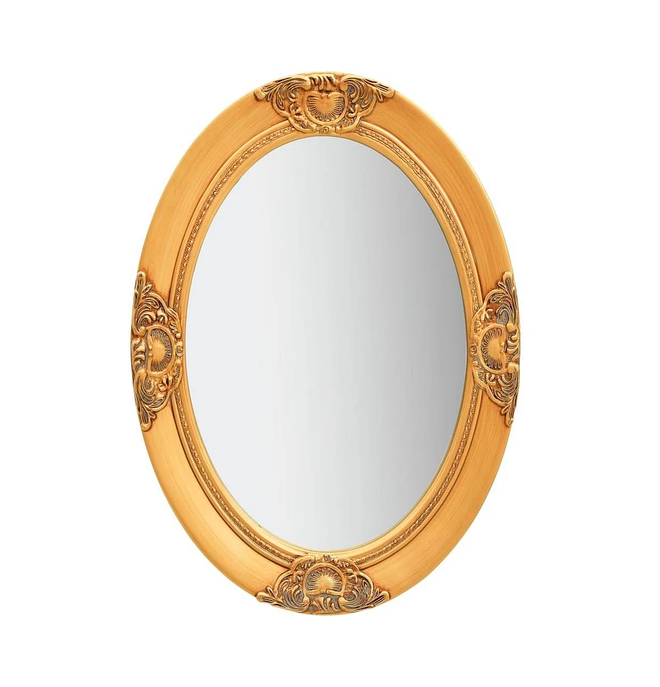 vidaXL Wall Mirror Baroque Style 19.7"x27.6" Gold