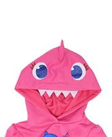 Pinkfong Baby Girls Mommy Shark Daddy Costume Short Sleeve Dress Newborn to