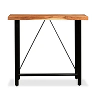 vidaXL Bar Table Solid Acacia Wood 47.2"x23.6"x42.1"