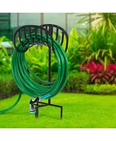 Sorbus Liberty Garden Manger Style Metal Garden Hose Stand