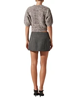 Astr the Label Women's Colette Puff-Sleeve Sweater