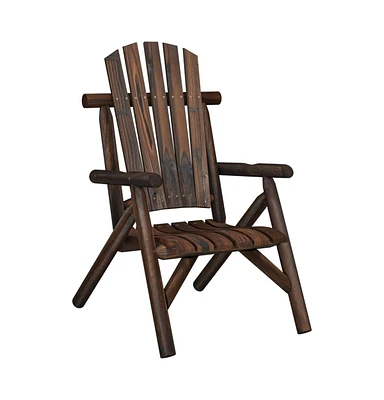 vidaXL Patio Chair 26.8"x33.9"x40.6" Solid Wood Spruce