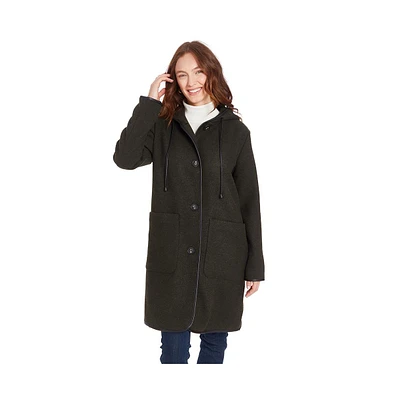 Frye Women's Melissa Hooded Duffle Coat