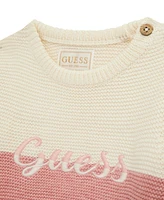 Guess Baby Girl Knit Long Sleeve Sweater Pant Set