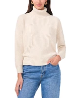 Vince Camuto Women's Mixed-Stitch Turtleneck Sweater