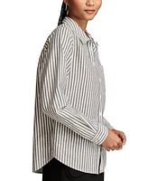 Lucky Brand Women's Boyfriend Button-Down Shirt