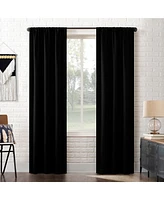 Sun Zero Bergen Theater Grade Extreme 100% Blackout Rod Pocket Single Curtain Panel