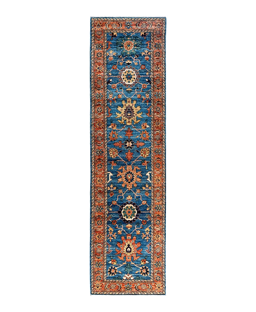 Adorn Hand Woven Rugs Serapi M1993 2'7"x9'10" Runner Area Rug