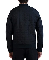 Karl Lagerfeld Paris Men's Slim-Fit Quilted Bomber Jacket