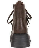 Sun + Stone Women's Rickyy Combat Booties, Created for Macy's