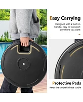 Givimo 20 Inch Fillable Heavy-Duty Round Umbrella Base Stand