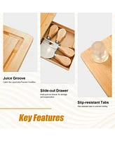 Cowin Small Cheese Board Set with Knife