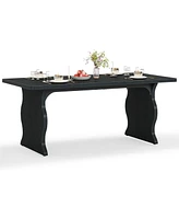 Tribesigns Modern Dining Table for 4-6, 63