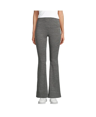 Lands' End Women's Petite Active Hi Impact High Rise Slim Flare Pants