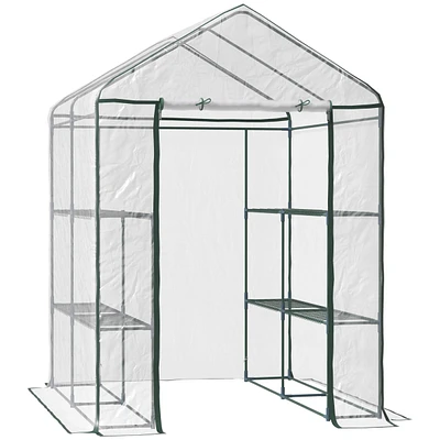 Streamdale Furniture 5' x 5' x 6' Portable Greenhouse Kit