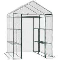 Streamdale Furniture 5' x 5' x 6' Portable Greenhouse Kit