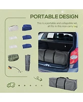 Streamdale Furniture Portable Camping Cot and Accessories Set for Outdoor Adventures
