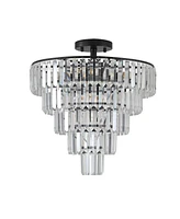Modern Black Chandelier for Dining, Living, Bedroom