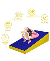 Givimo Tumbling Incline Gymnastics Exercise Folding Wedge Ramp Mat