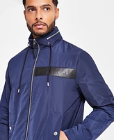 Michael Kors Men's Hooded Lightweight Windbreaker Jacket