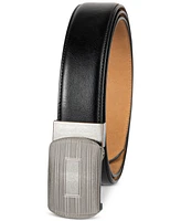Club Room Men's Plaque Buckle Belt, Created for Macy's