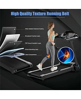 Vebreda 2.25HP Folding Treadmill with Bluetooth Speaker-Black