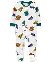 Carter's Baby 1-Piece Fleece Zip Footed Pajamas