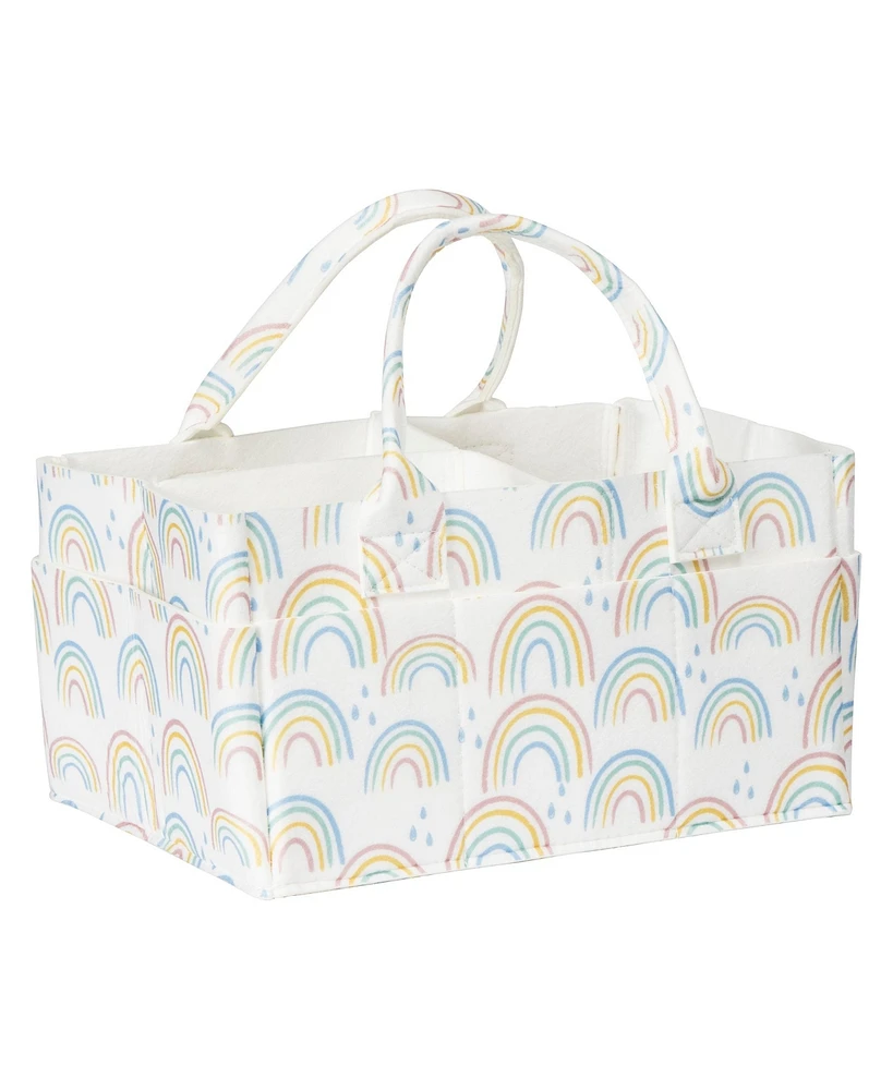 Sammy & Lou Painted Rainbow Felt Storage Caddy by