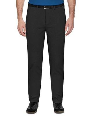 Pga Tour Men's Flat Front Micro Grid Textured Trousers