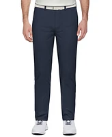 Pga Tour Men's Flat Front Micro Grid Textured Trousers