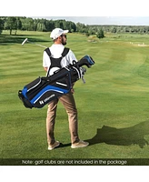 Givimo Lightweight Golf Stand Bag with 14 Way Top Dividers and 6 Pockets