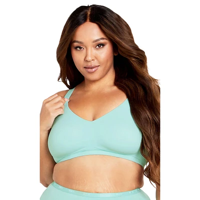 Avenue Plus Wireless Back Smoother Bra