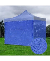 Instahibit Sidewall Block Out UV50+ Fit 10x10Ft Pop up Canopy 1 Piece Garden