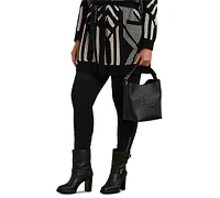 Lauren Ralph Leather Medium Witley Bucket Bag