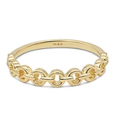 Devata 14K Gold Cable Link Ring