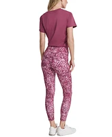 Dkny Sport Women's High-Rise Printed 7/8 Leggings