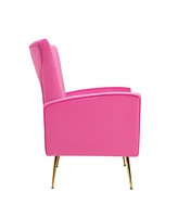 Simplie Fun Elegant Accent Chair with Table and Sofa