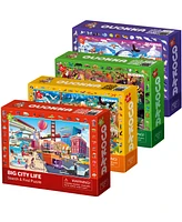 Quokka 4 x 60 Puzzles for Kids Ages 4-6 - Educational Search & Find Toy