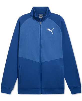 Puma Men's Contrast Fleece Logo Jacket