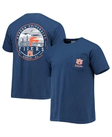 Image One Men's Navy Auburn Tigers Circle Campus Scene T-Shirt