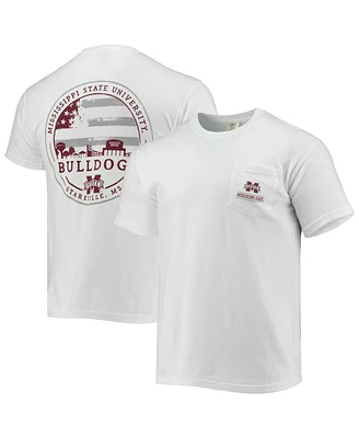 Image One Men's White Mississippi State Bulldogs Campus Americana T-Shirt