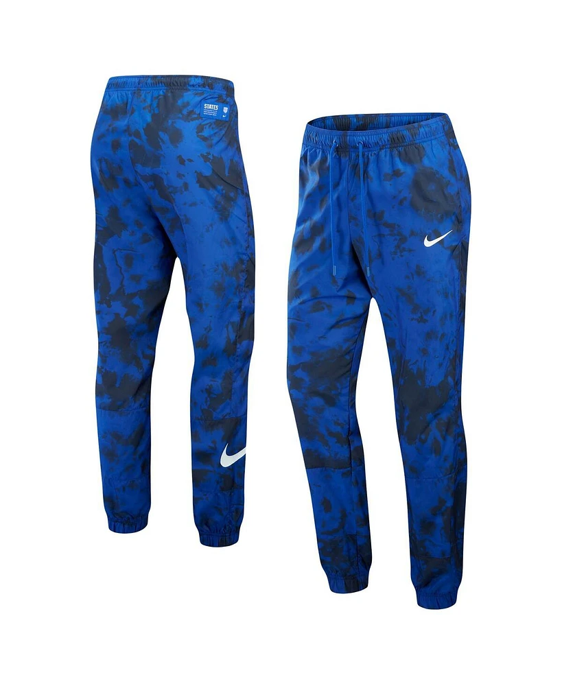 Nike Women's Blue Usmnt Essential Tie-Dye Joggers