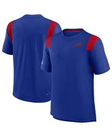 Nike Men's Royal Buffalo Bills Sideline Tonal Logo Performance Player T-Shirt