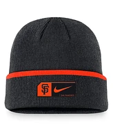 Nike Men's Black San Francisco Giants Terra Cuffed Knit Hat