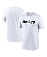 Nike Men's Pittsburgh Steelers Primetime Legend Wordmark Performance T-Shirt