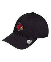 Adidas Men's Black Louisville Cardinals Locker Room Logo Slouch Adjustable Hat